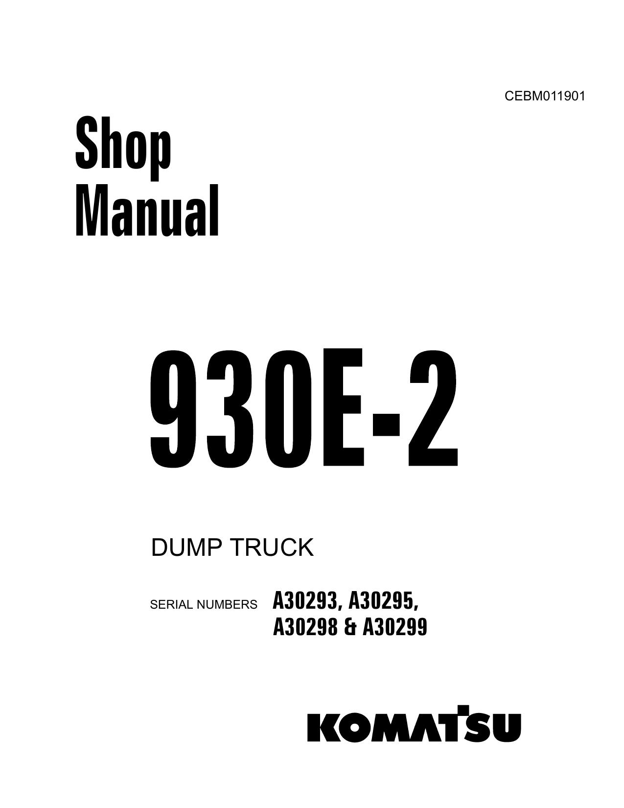 930E-2 Shop Manual (7)